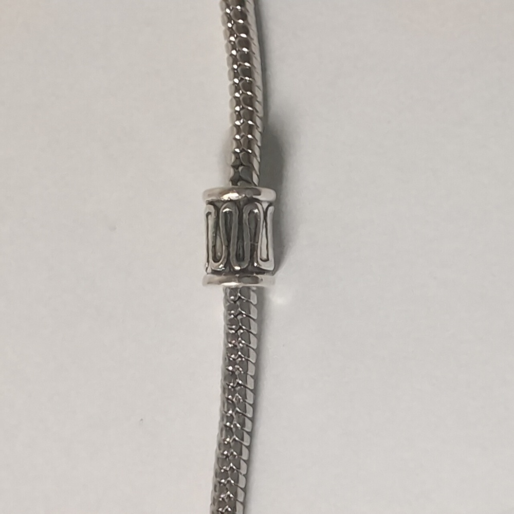 Silver Spacer Charm for Pandora Style Bracelet‎